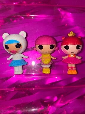 Lalaloospy minis little sisters doll lot